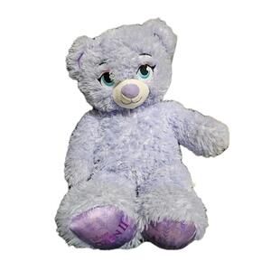 Build A Bear Disney Frozen II Anna Stuffed Purple‎ Sparkle Bear #027929